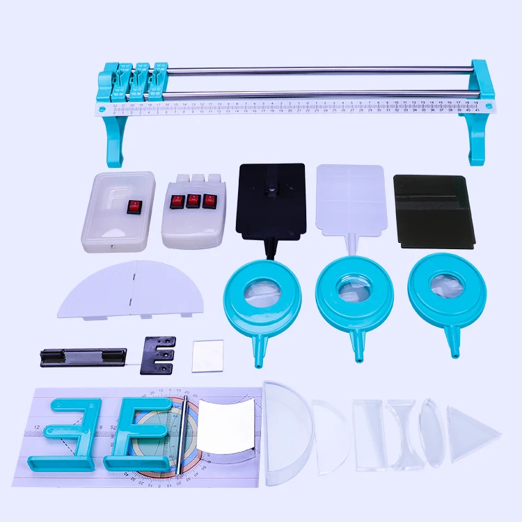 Physics Optical Experiment Equipment Study Influence of Concave Lens and Convex Lens on Parallel Light