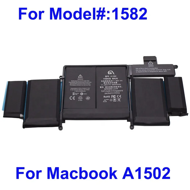 高品質OEM新しい交換用ラップトップバッテリーA1582 MacBook Pro 13