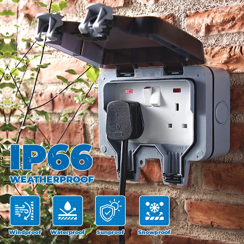 Ip66 Grade Weatherproof Outdoor Waterproof Electric Switches And ...