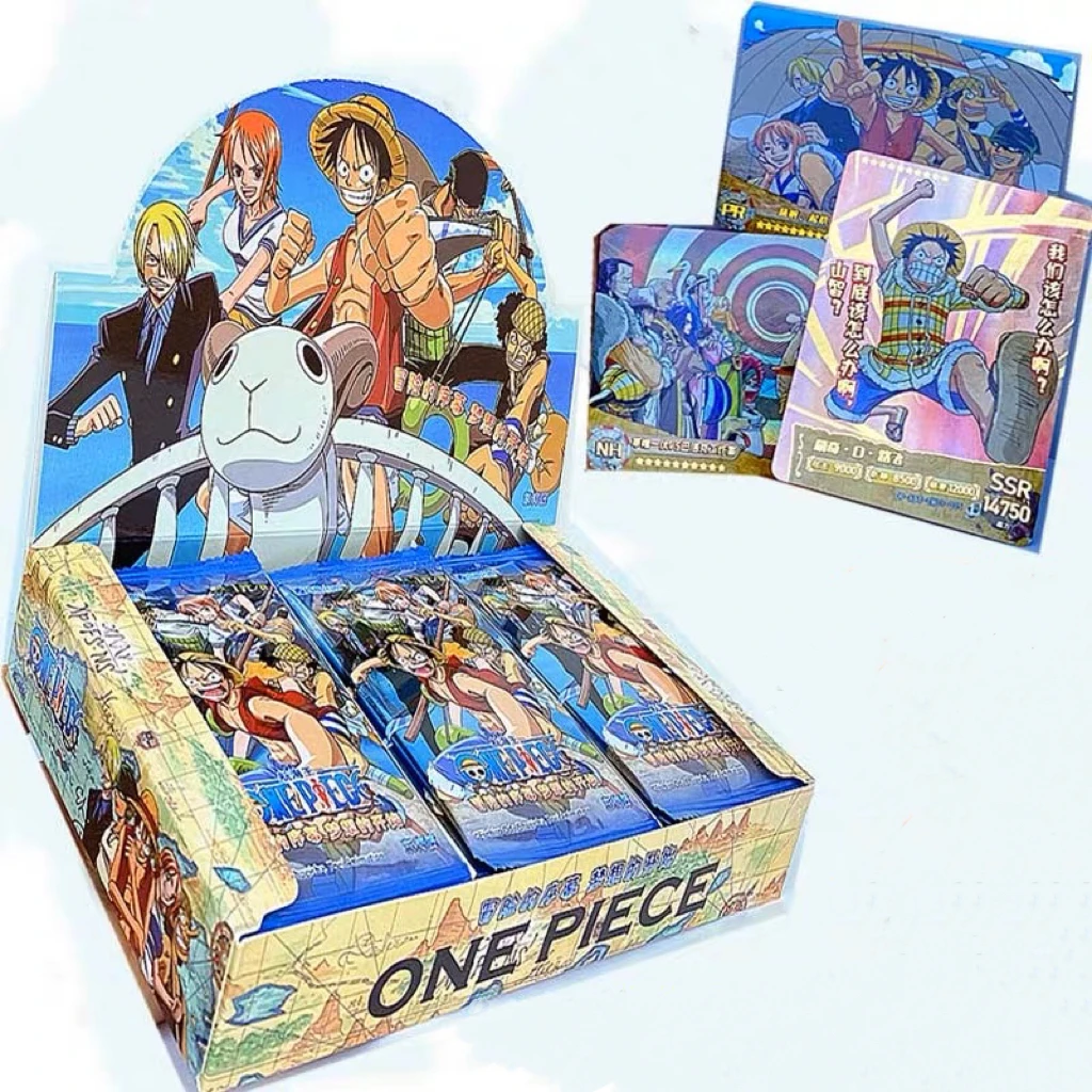 Luffy Zoro Nami Chopper Franky Booster Box Tcg Playing Cards Games One ...