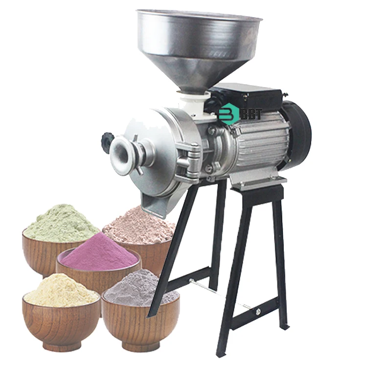 Electrical Saving Four Mill Wet and Dry Grinder for Chili Black Pepper Rice Wheat Maize Grain