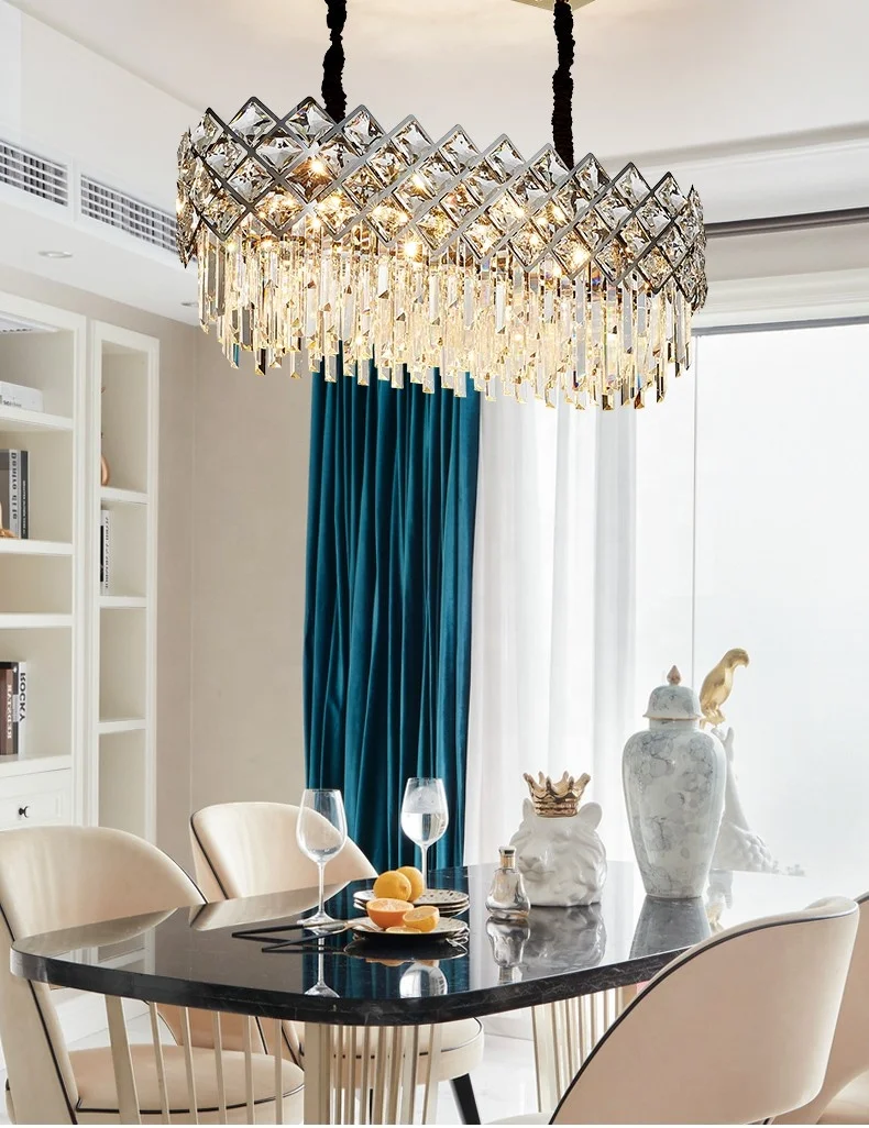 JYLIGHTING Fancy Indoor Living Room Room Design Antique Modern Luxury Crystal  Hanging Lighting Decoration  Chandelier