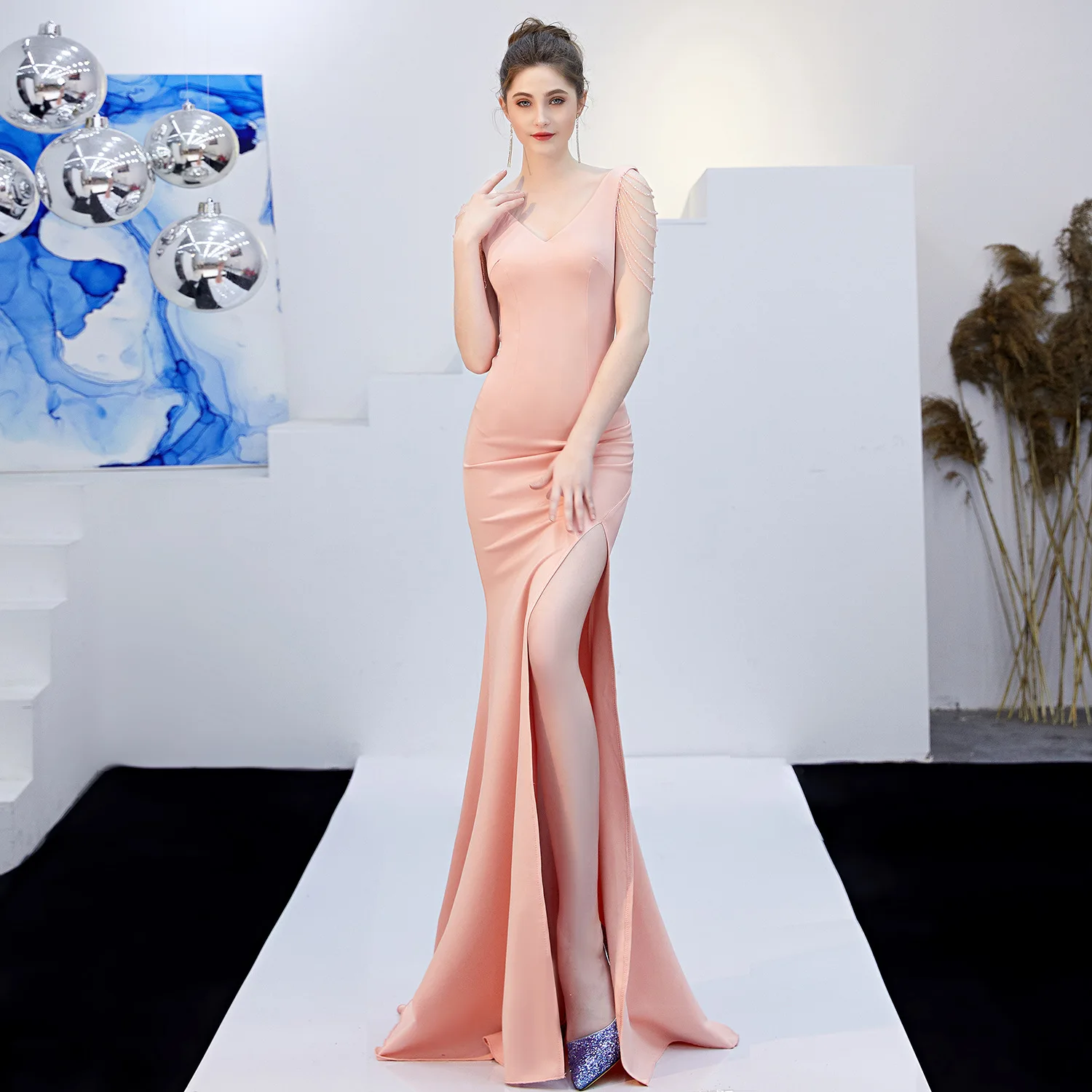 Sexiest Prom Dresses Ever - Beading Mermaid Deep V-neck Women Clothes Prom Bridesmaid Evening Dress  Blue Fishtail Party Wedding Dress - Buy Evening Dresses,Elegant Black  Evening Dress Porn,Prom Dresses 2021 Evening Gowns Sexy Product on  Alibaba.com