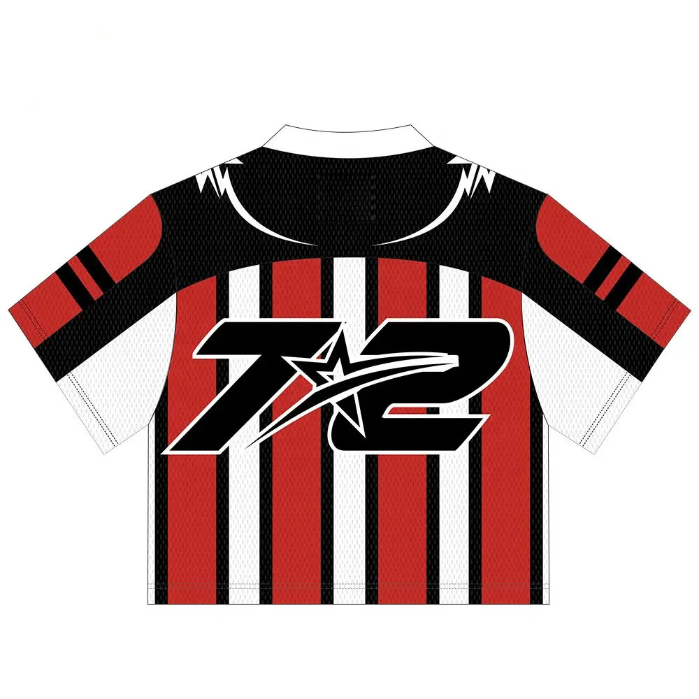 Custom Classic American Football Jersey Manufacturers Breathable Mesh Sublimation Street Soccer Shirts Team Jersey