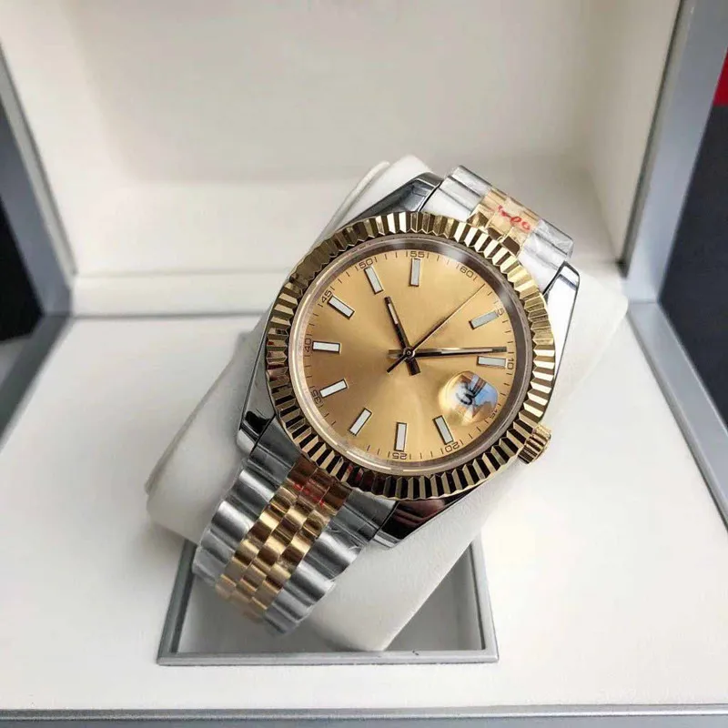 Luxury Sapphire Crystal Glass 904l Stainless Steel Wrist Date Watch ...