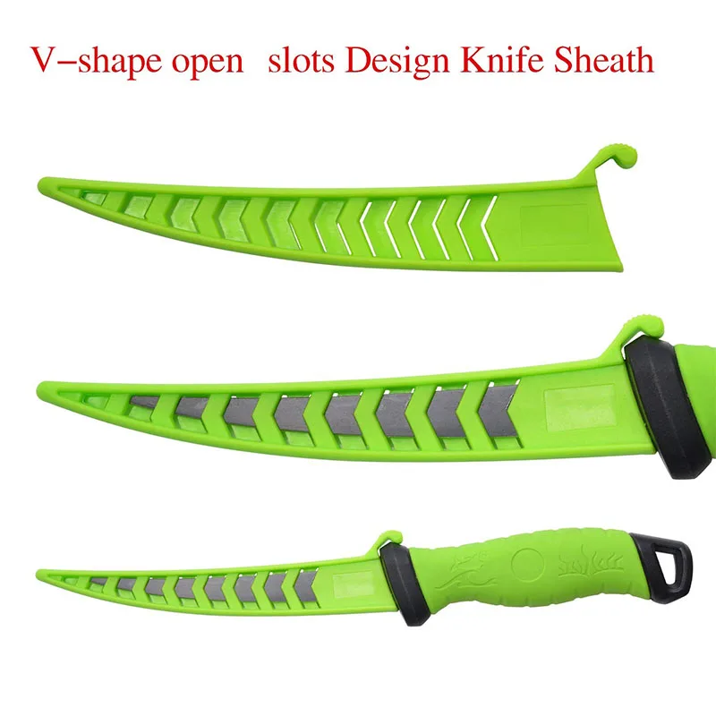 Abs Handle Professional Fishing Fillet Knife Suit Stainless Steel Blade