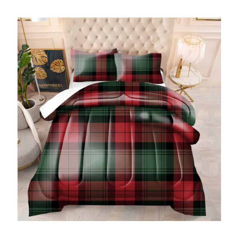 Custom Adult Queen King Oversized Bedding Quilt Set Cotton Minky Plush