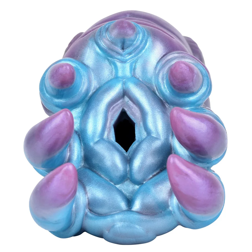 18+ Male Simulation Alien Masturbator Single Channel Insertable Real Vagina & Butt Toys for Adult Male Sex Toys