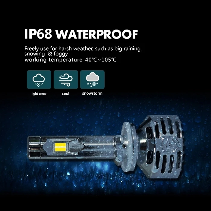 GPNE Manufacturer Directory 12 Volt Canbus Car Led Bulb H11 H7 V9 Laser Led Headlight Fog Lamp for Universal Cars