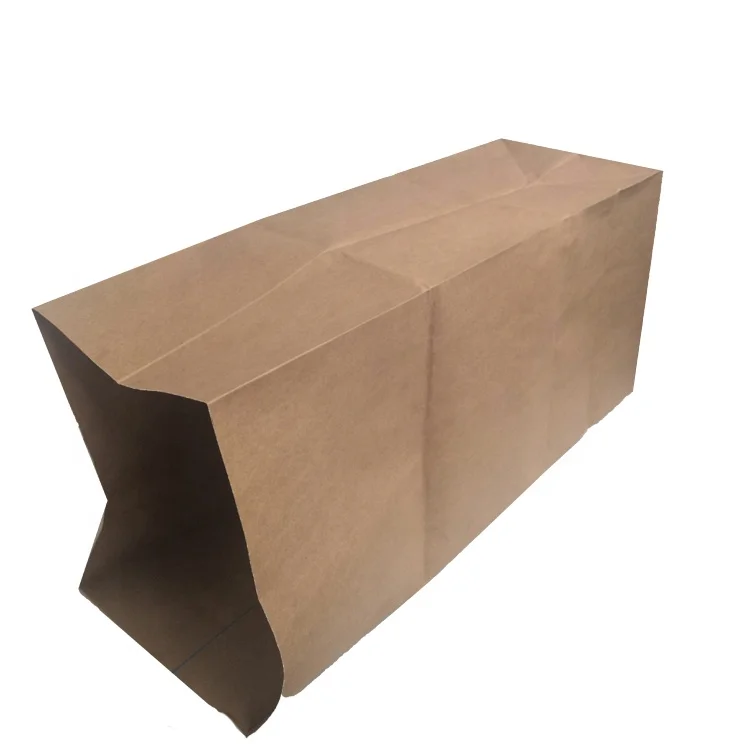 Large Custom Heavy Duty Brown Paper Lawn And Refuse Bags Strong Lawn & Leaf Trash Bag For Home