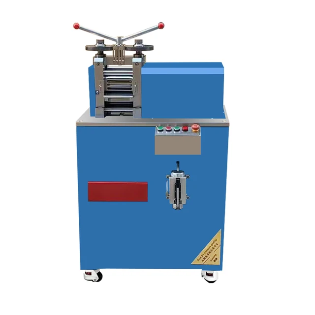 Gold Rolling Machine 7.5HP Tungsten Carbide Roller press Machine Silver Plate Rolling Mill For Jewelry Making