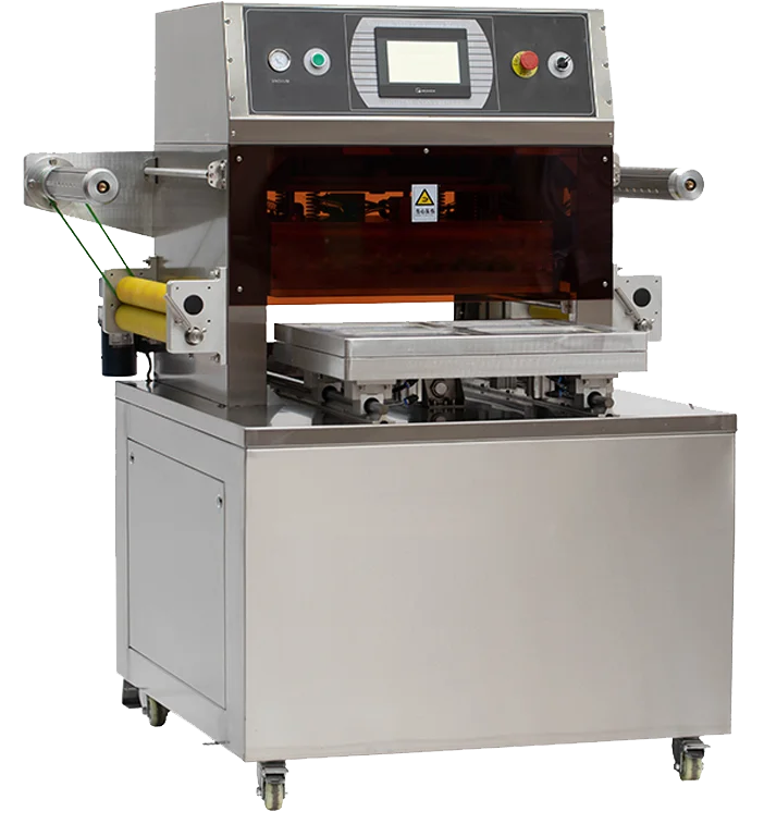 Вертикальный упаковщик. Скин-упаковщик dz-750. Thermo shrink. Комплекс фасовочно упаковочный. Всп машина.