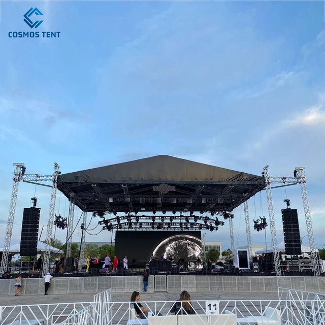 Aluminum  LED Display Truss for Outdoor Concert Event Show Stack Truss Outdoor Portable Exhibition Events Wedding Stage
