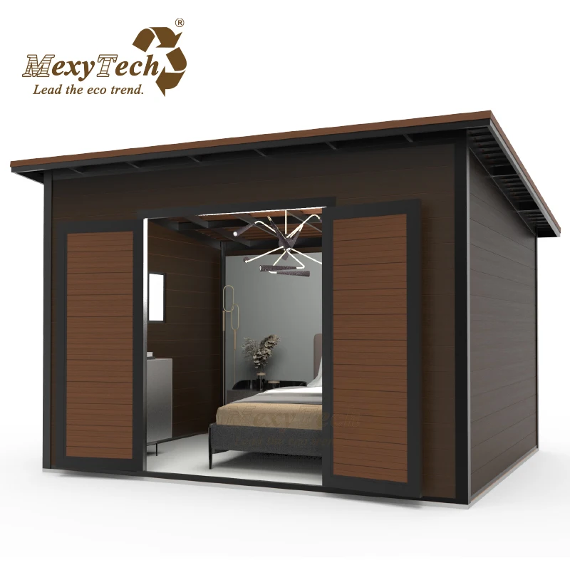 High Quality Custom Colorful Fireproof Shed Timber Garden Wooden Wpc Sheds for Sale