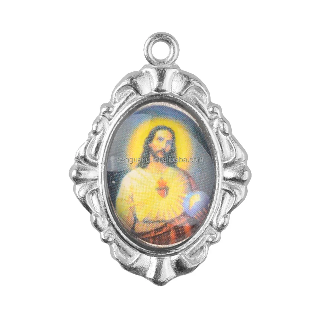 Catholic Metal Pendant Mix - Holy Family & Saints Charms