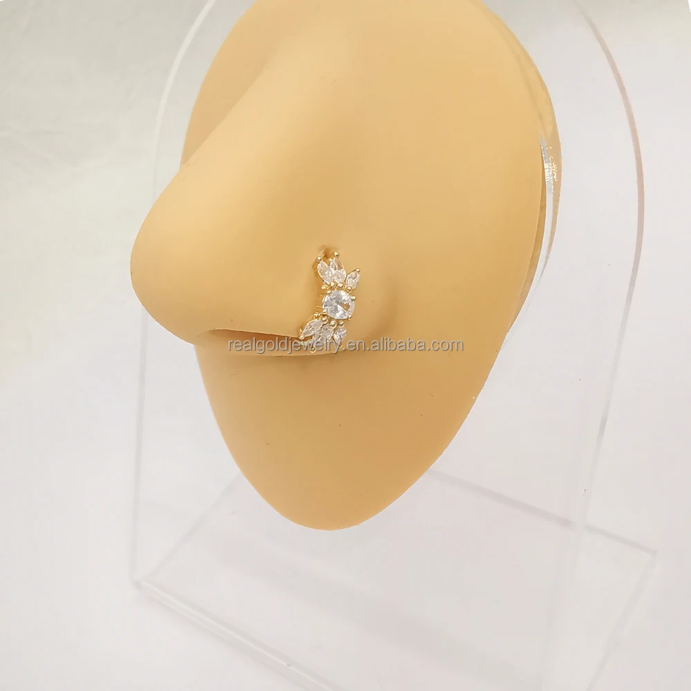 Shop Our New Piercing Jewelry Design 14K Gold Nose Ring