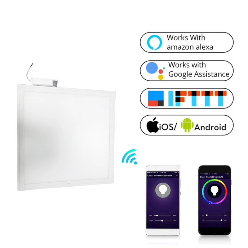 Tuya Type Alexa & Google Home Wifi Smart Control Home Panel Light