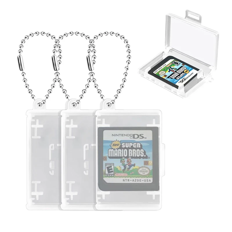 Game Card Keychain Box - Mini Storage Case for Nintendo DS