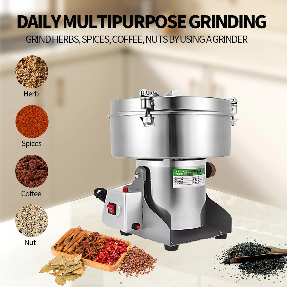 5000g Powder Machine Grinder Mill - High Speed & Multifunctional