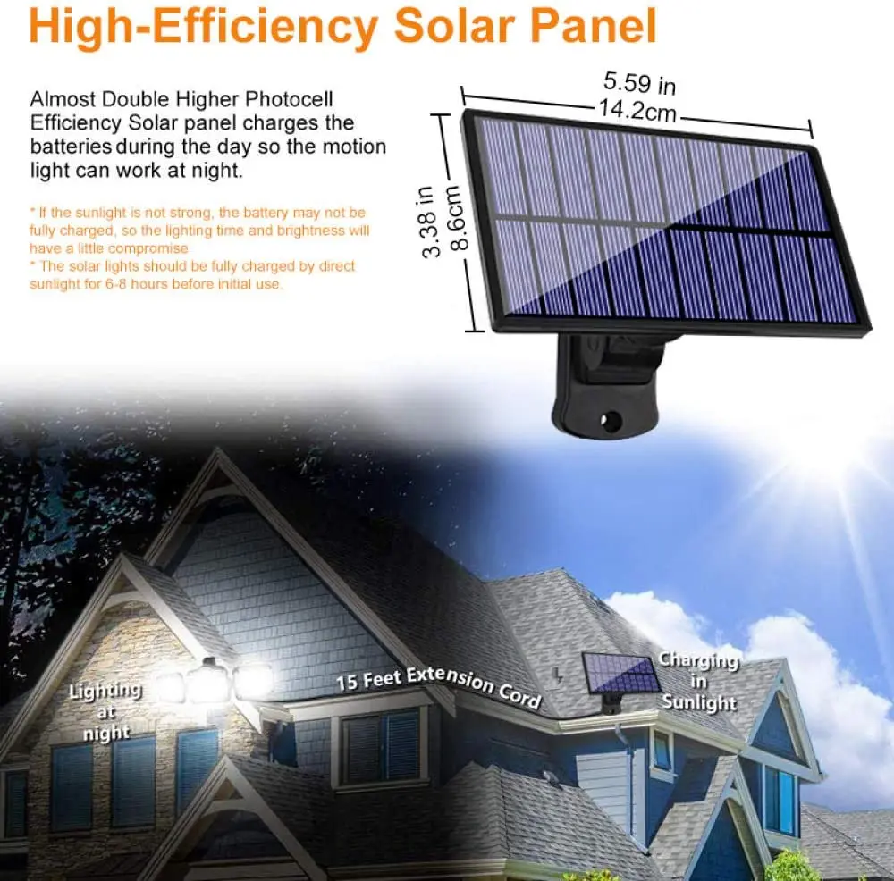 solar powered led bulkhead with pir & photocell