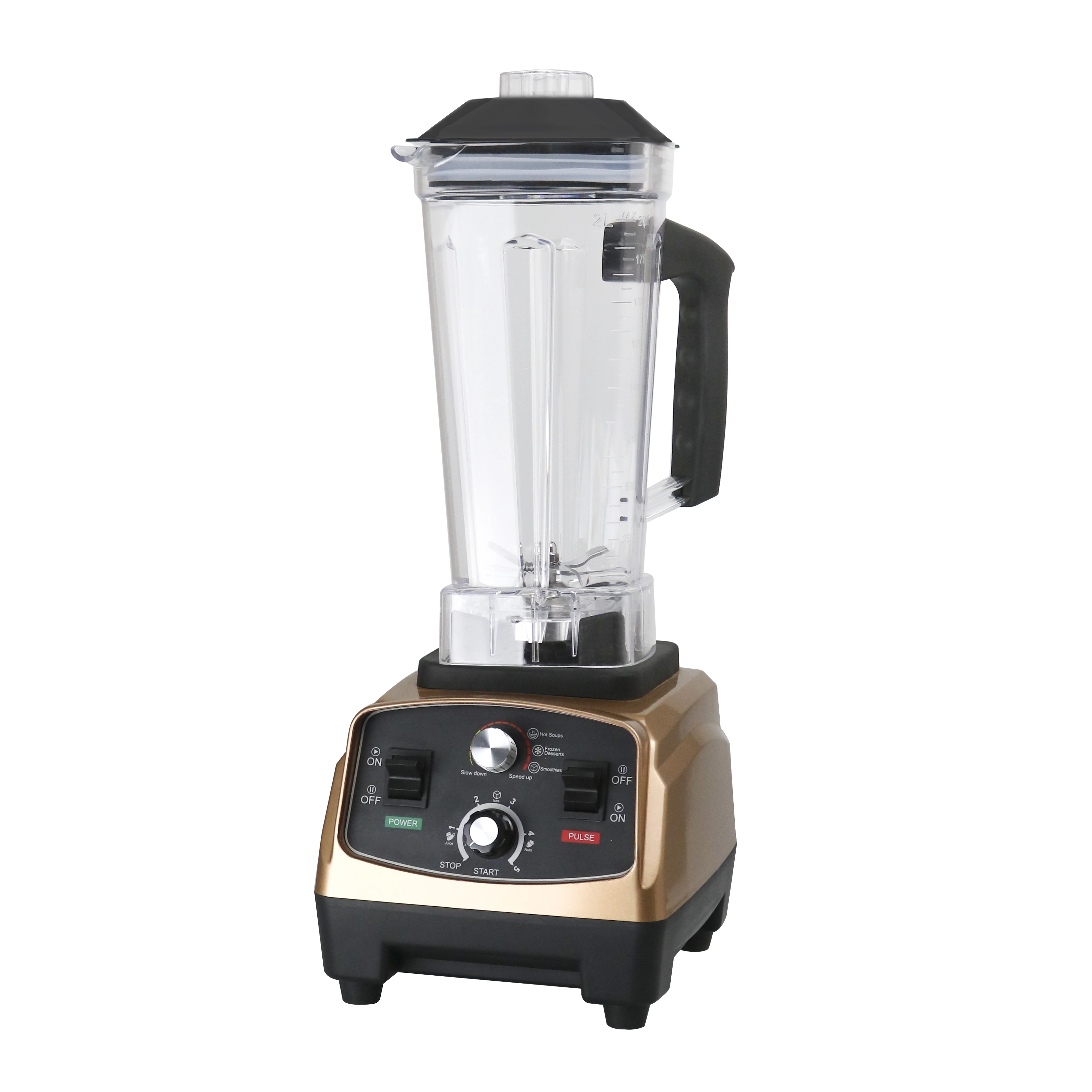 Factory outlet hs 2000 kitchen appliances pure copper home use plastic  housing material heavy duty commercial blenders for sale