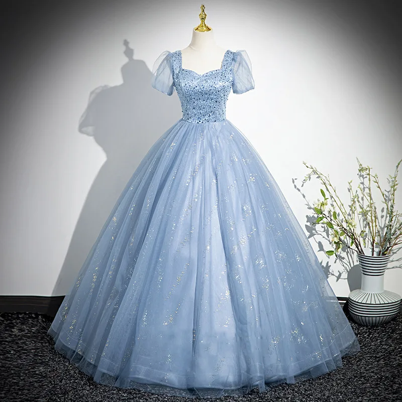 open lace back dress Amazon.com: Dydsz Gothic Black Blue Tulle Formal Evening Dress for Women  Beaded Long Prom Dress with Cape Masquerade Party Ball Gown Size 2 :  Clothing, Shoes & Jewelry