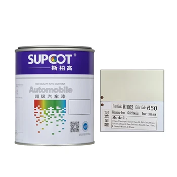 Original Auto Color Paint Automotive Paint 2K 650 Calcite White Paint Auto Manufacturer