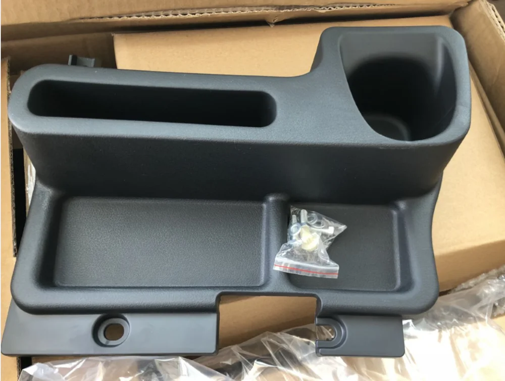 ABS Armrest Storage Box Floor Center Console Box Tray Cup Holder  for Toyota Land Cruiser  LC70 LC71 LC76 LC77 LC79