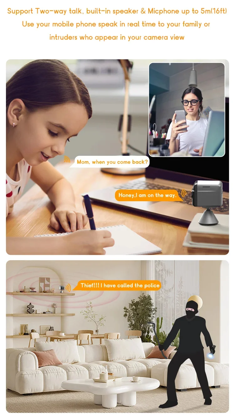 S70 EUR 4g Ip Small Surveillance Camera O-KAM PRO APP Security Night Vision Infrared Camera
