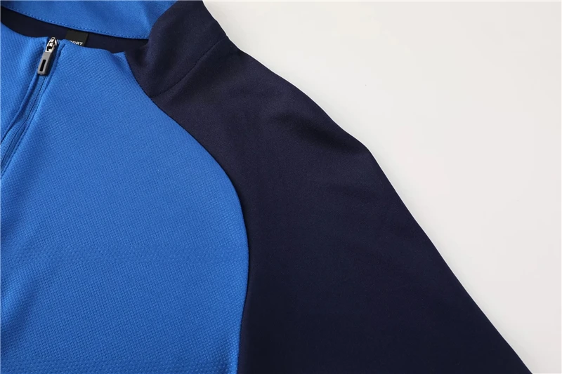 Wholesale 2024 Men's Sports Wear Breathable Plus Size 2-Piece Sweatsuit Set Football & Soccer Tracksuits for Gym Training