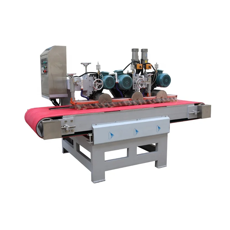 Hongyi Automatic Cnc Three Knife Ceramic Tile Stone Cutting Machine for Ceramic Automatic Cnc Cutting Tile Machine