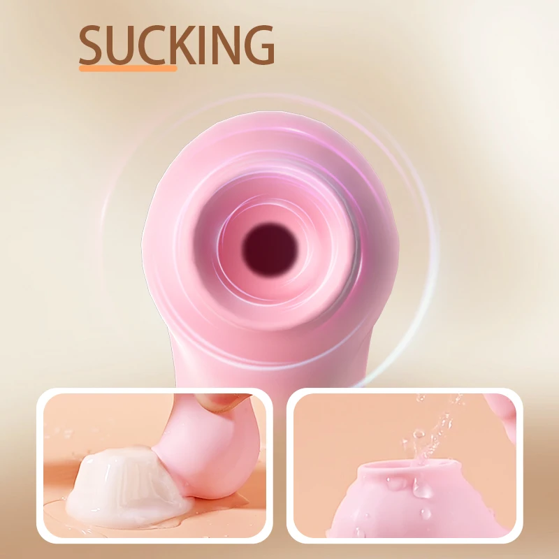 HASLOVE USB-powered Rabbit Vibrator for Women Girls G-Spot Vagina Pussy Stimulator With Sucking and Vibrating Extension Dildo