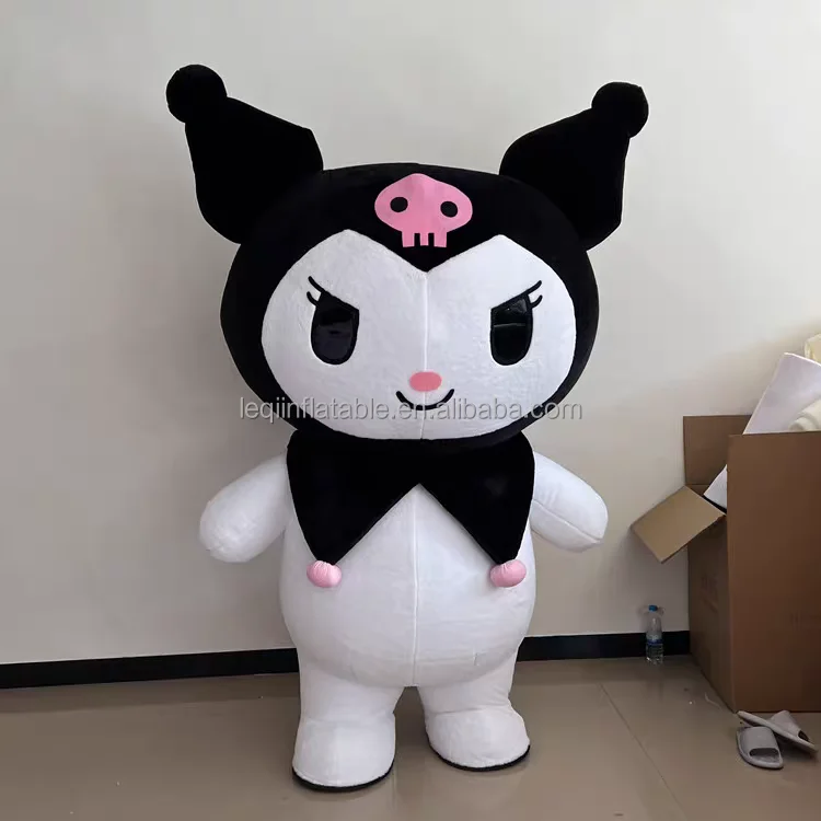 Funny Cosplay Cartoon Character Inflatable Kuromi Mascot Costume For ...