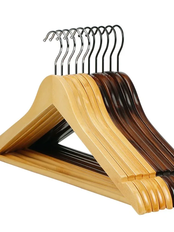 cheap price coat hanger for clothes antique wooden hangers