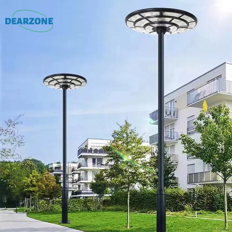 6500K UFO Solar Lamp - 2000W LED Garden Light with Motion Sensor