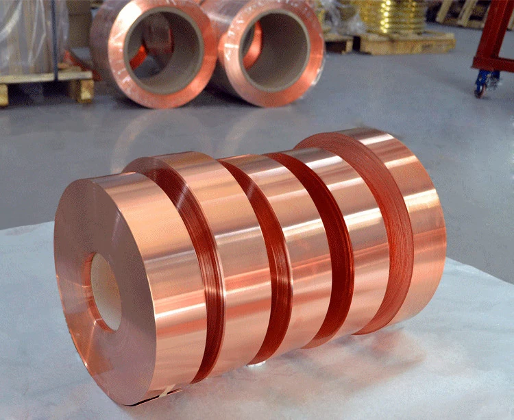 0.14mm thickness Low Profile electrolytic copper foil (LP) and copper strip Customized width