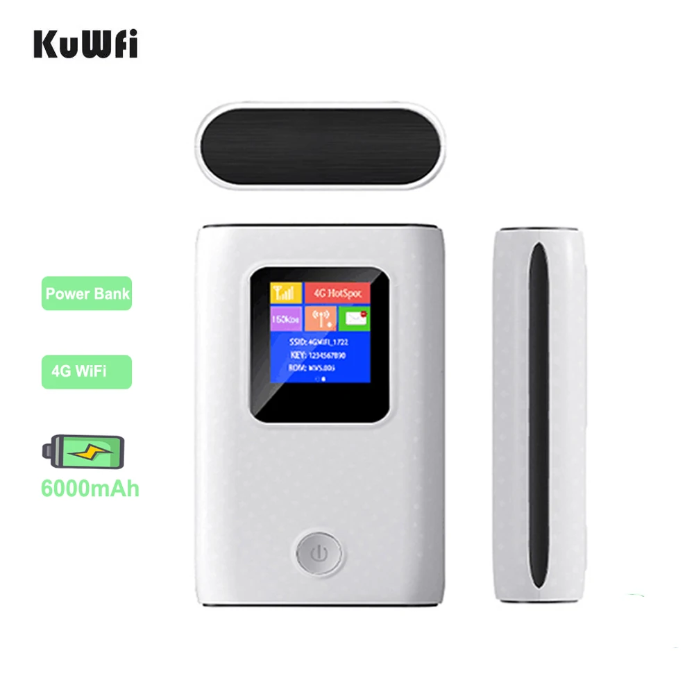 Router Hotspot Mobile 5G Portatile – WiFi Fino A 300 Mbps, Connetti 10 Dispositivi, Crittografia WPA/WPA2, Batteria 3000 MAh Per Viaggi E Esterno