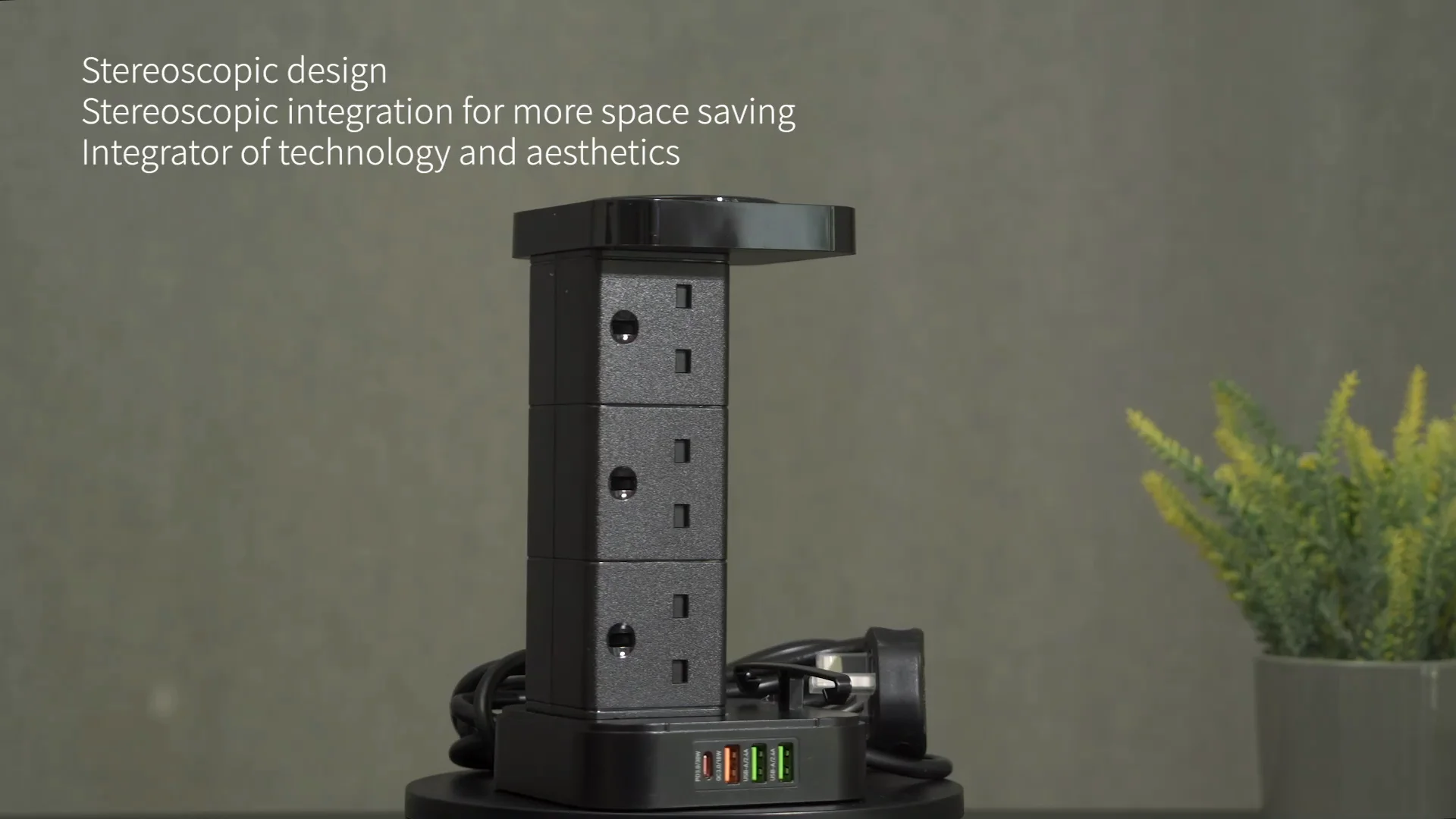 Ldnio Skw6457 Uk Power Strip 6 Outlet Usb Tower Extension Power Socket