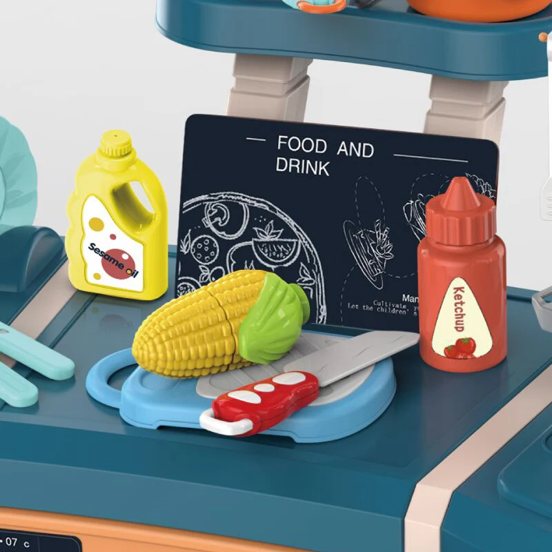 Образовательный пластиковый детский игровой кухонный набор детские ролевые игры приготовление пищи Детские кухонные игрушки