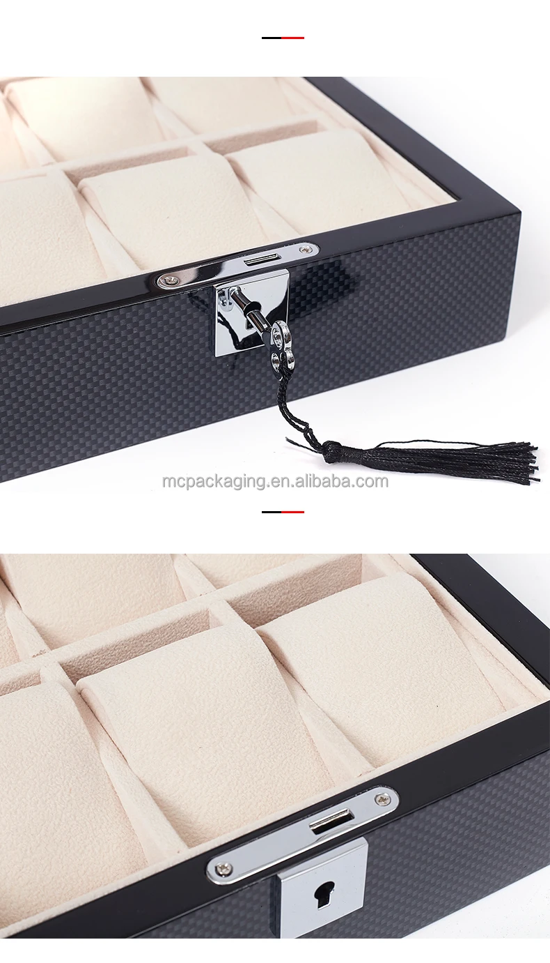 Watch box lock details
