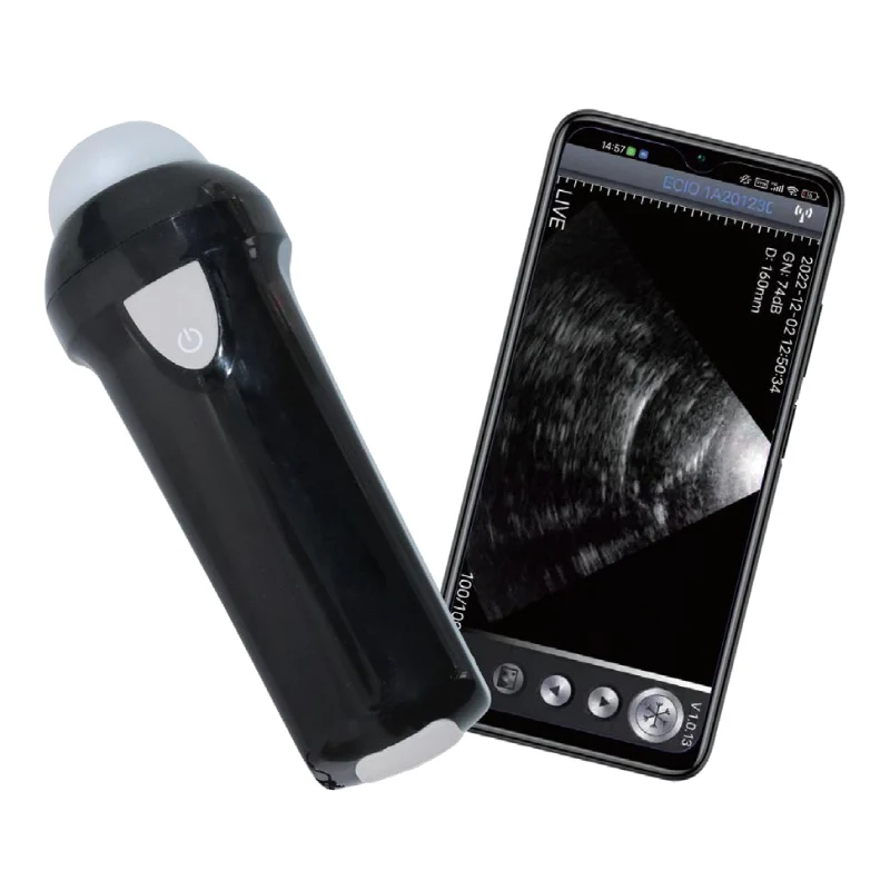 ECI-V1 Wireless Waterproof Veterinary Pregnancy Ultrasound Scanner Phone connect