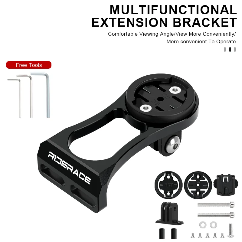 Bicycle Computer Camera Holder  Bike Handlebar Mount Stopwatch Speedometer Bracket for Garmin Edge Bryton Cateye