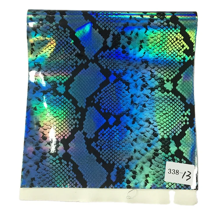 Snake Skin Printed PU Leather - Versatile & Durable Fabric