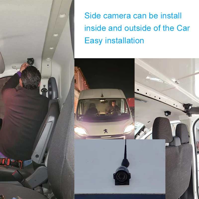 wide angle 1080p Ahd Car Side Mirror View Camera Vehicle