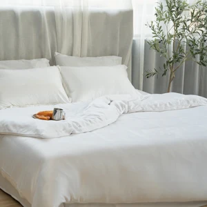 Wholesale Ultra Silk Smooth Luxury Organic Bamboo Bed Sheets Set Duvet Cover Set Bedding Set
