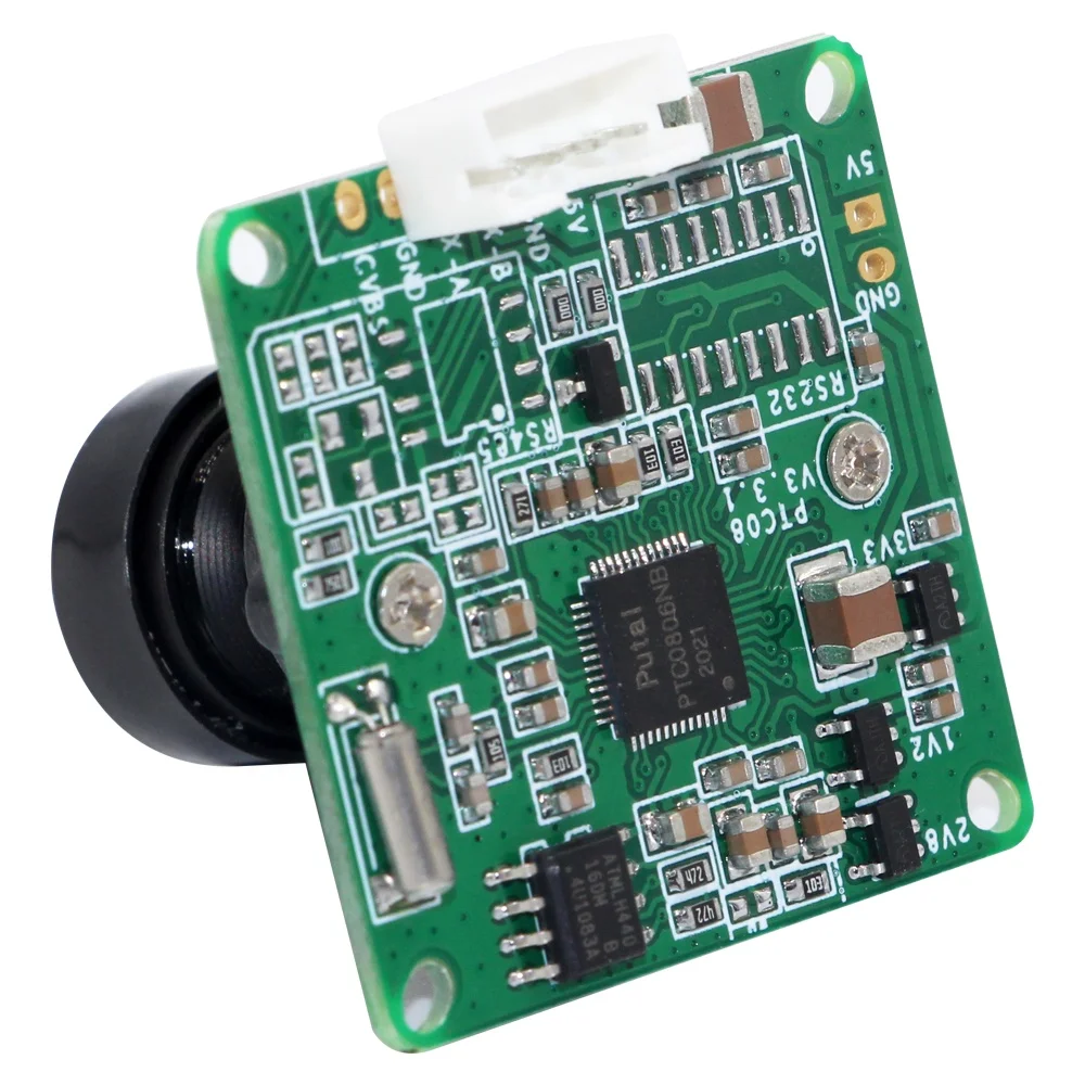 OEM 30W pixel Camera vehicle monitoring TTL level serial camera agricultural monitoring PTC08B Serial Camera Modules