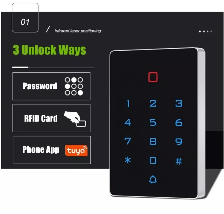 Mobile Access Control Tuya WIFI RFID Access Controller Smart Phone Door Access Control System