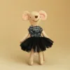 Abito in tulle nero da 13 cm