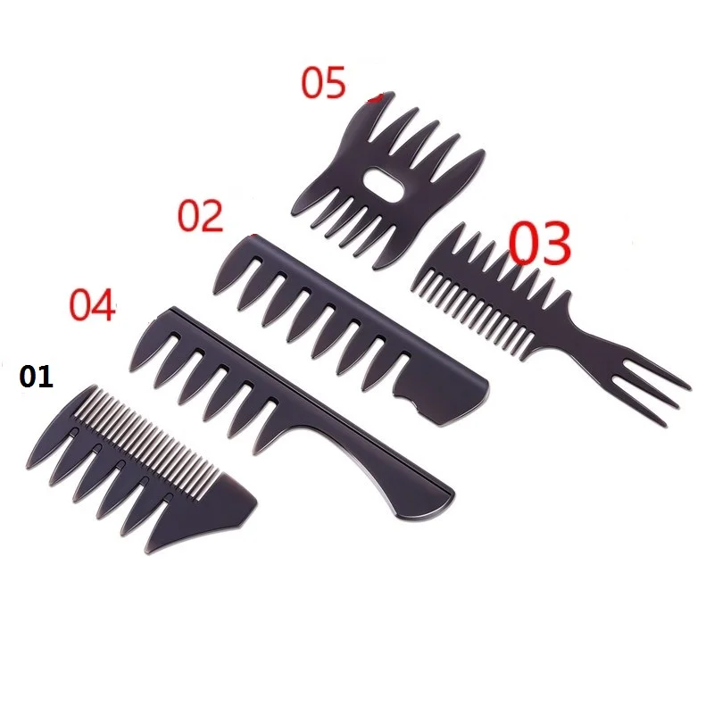 Антистатическая двухсторонняя Мужская масляная головка в стиле ретро парикмахерская расческа с широкими зубьями для укладки волос суперсалоне