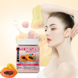 OEM ODM Custom Logo Natural Organic Papaya Extract Skin Care Moisturizing Lotion Beauty Product Whitening Face Cream